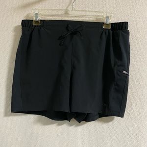 Champion Black Polyester Shorts -Ladies M